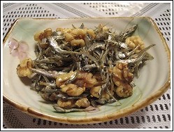 超簡単!くるみといりこの佃煮風